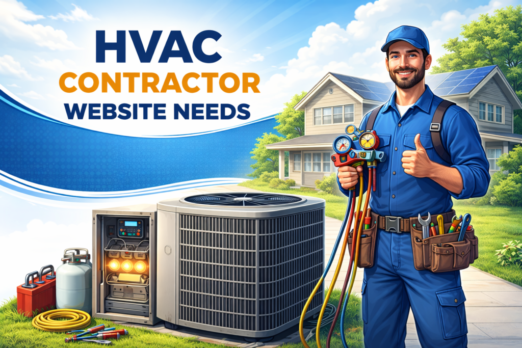 hvac contractor website needs